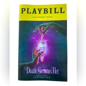 Death Becomes Her Broadway Playbill April 2025 Megan Hilty Michelle Williams NEW
